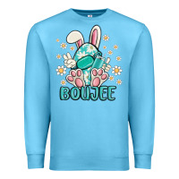 Ocean Blue boujee  easter  egg Premium Sweatshirt - MaliasSmallBusiness