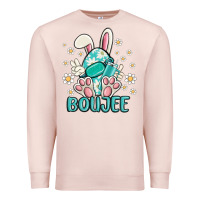 Pale Pink boujee  easter  egg Premium Sweatshirt - MaliasSmallBusiness