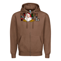 Chestnut santa noel Zipper Hoodie - JahusDesignShop
