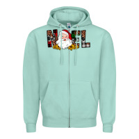 Seafoam santa noel Zipper Hoodie - JahusDesignShop