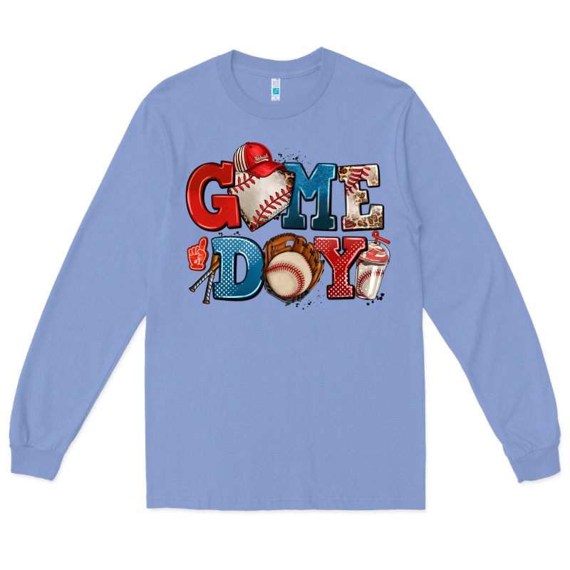 Game Day Baseball Long Sleeve Tee by AdoDesignShop | Teevron
