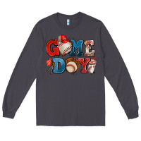 Smoke game day baseball Long Sleeve Tee - AdoDesignShop