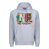 Heather Grey NP Nurse Practitioner Christmas Premium Hoodie - MaliasSmallBusiness