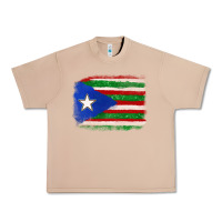 Burro Mexico and Puerto Rico Flag Urban Heavy Tee - texasbilliewilder