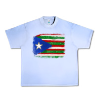 Grape Ice Mexico and Puerto Rico Flag Urban Heavy Tee - texasbilliewilder