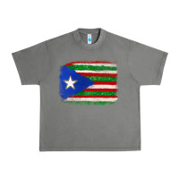 Tornado Mexico and Puerto Rico Flag Urban Heavy Tee - texasbilliewilder
