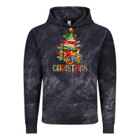 Cloud Black book christmas tree merry christmas Vintage Hoodie - Zillion Design Studio