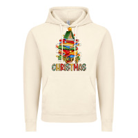 Vintage Artic book christmas tree merry christmas Vintage Hoodie - Zillion Design Studio