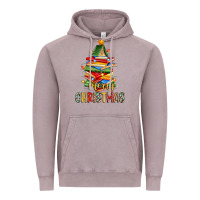 Vintage Zinc book christmas tree merry christmas Vintage Hoodie - Zillion Design Studio