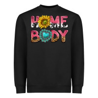 Black homebody Heavyweight Sweatshirt - texasbilliewilder