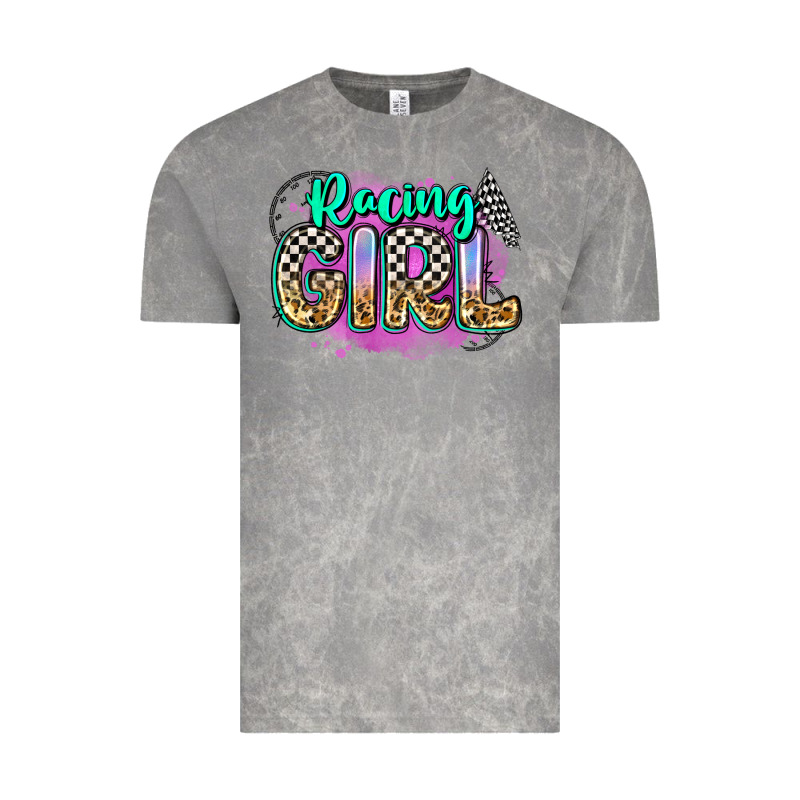 Racing Girl Vintage Tee by Zillion Design Studio | Teevron