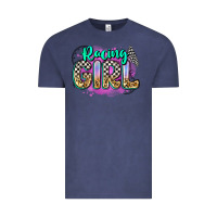 Vintage Denim racing girl Vintage Tee - Zillion Design Studio