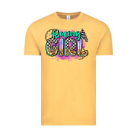 Vintage Mustard racing girl Vintage Tee - Zillion Design Studio