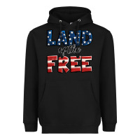 Black Land of the free America Heavyweight Hoodie - Jasminsmagicworld