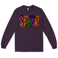 Plum too cute to spook Long Sleeve Tee - RacoonDesign
