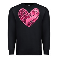 Black heart breast cancer Premium Sweatshirt - MaliasSmallBusiness