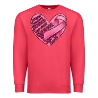 Cardinal heart breast cancer Premium Sweatshirt - MaliasSmallBusiness