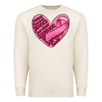 Sandshell heart breast cancer Premium Sweatshirt - MaliasSmallBusiness