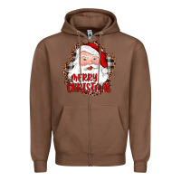 Chestnut merry christmas santa Zipper Hoodie - JahusDesignShop