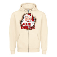 Sandshell merry christmas santa Zipper Hoodie - JahusDesignShop