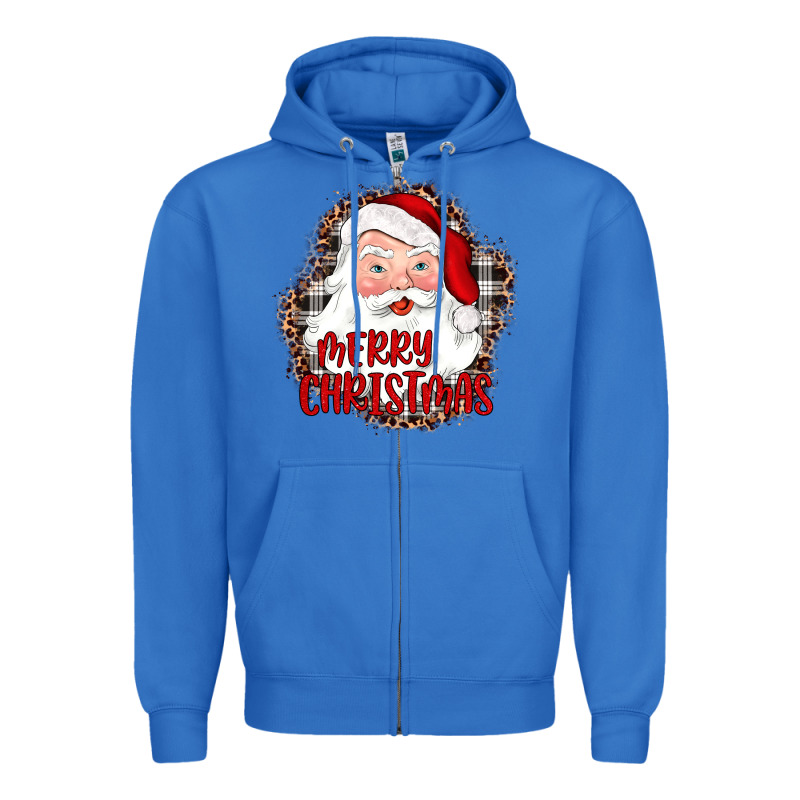 Merry Christmas Santa Zipper Hoodie by JahusDesignShop | Teevron