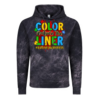 Cloud Black color outside the liner autism awareness Vintage Hoodie - JahusDesignShop