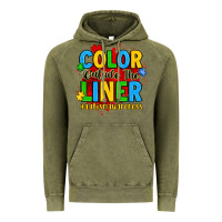 Vintage Olive color outside the liner autism awareness Vintage Hoodie - JahusDesignShop