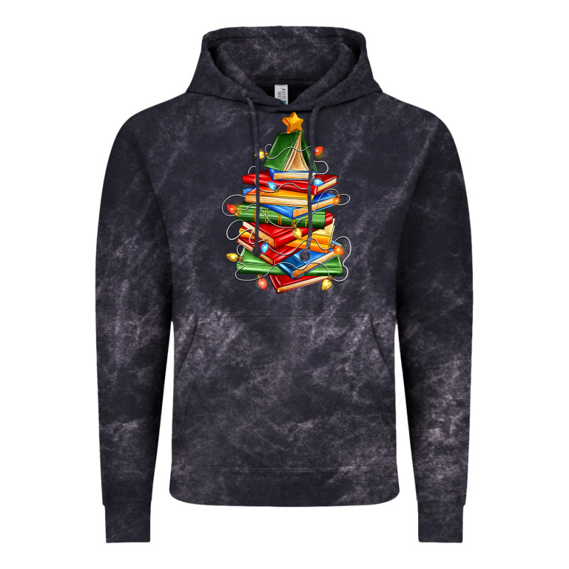 Book Christmas Tree Vintage Hoodie by Zillion Design Studio | Teevron