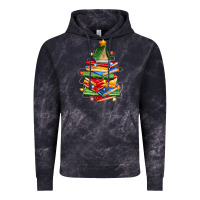 Cloud Black book christmas tree Vintage Hoodie - Zillion Design Studio