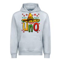 Heather Grey uno my first mexican birthday Urban Hoodie - Jasminsmagicworld
