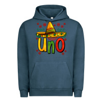 Pigment Midnight Navy uno my first mexican birthday Urban Hoodie - Jasminsmagicworld