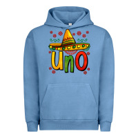 Pigment Pebble Blue uno my first mexican birthday Urban Hoodie - Jasminsmagicworld