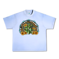 Grape Ice western rainbow with cactus Urban Heavy Tee - RanaPortraitStore