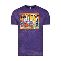 Cloud Purple salty vibes Vintage Tee - texasbilliewilder