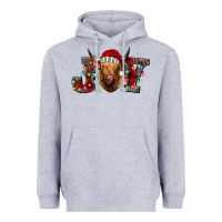 Heather Grey joy highland cow Heavyweight Hoodie - Jasminsmagicworld