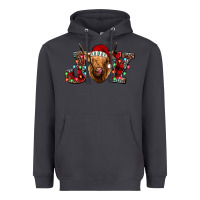 Smoke joy highland cow Heavyweight Hoodie - Jasminsmagicworld