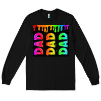 Black lgbt dad tumbler Long Sleeve Tee - HRA Design Shop