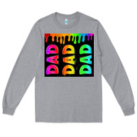 Heather Grey lgbt dad tumbler Long Sleeve Tee - HRA Design Shop