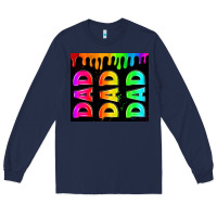 Navy lgbt dad tumbler Long Sleeve Tee - HRA Design Shop