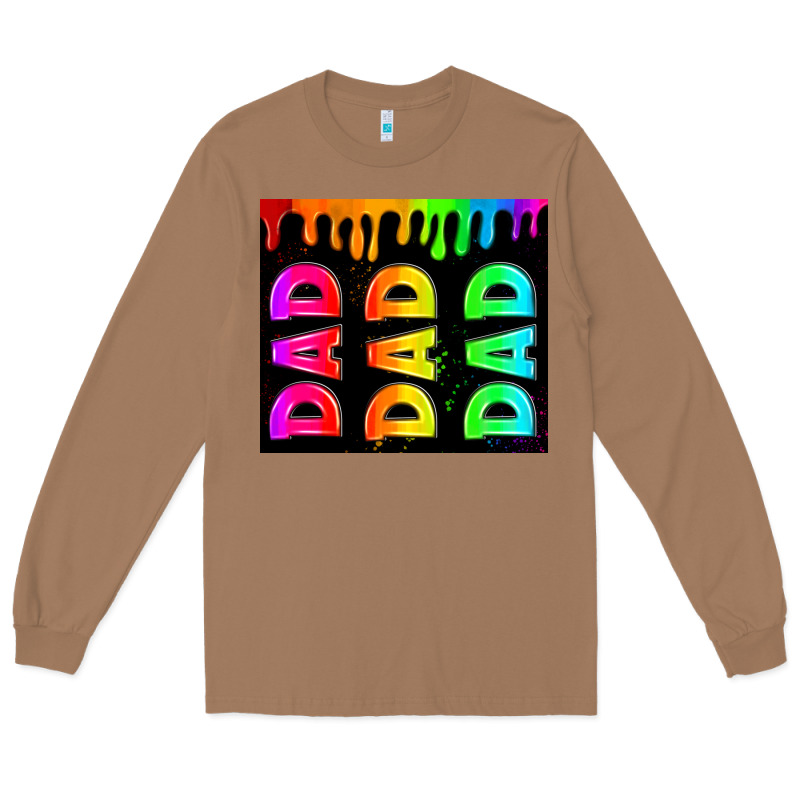 Lgbt Dad Tumbler Long Sleeve Tee by HRA Design Shop | Teevron