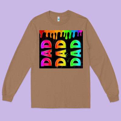 Lgbt Dad Tumbler Long Sleeve Tee Designed By Hra Design Shop
