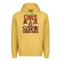 Antique Gold Just a girl who loves Christmas Premium Hoodie - NancyCooperArtShop