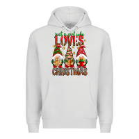 Dove Grey Just a girl who loves Christmas Premium Hoodie - NancyCooperArtShop