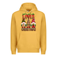 Mustard Just a girl who loves Christmas Premium Hoodie - NancyCooperArtShop