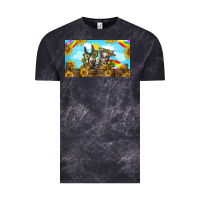 Cloud Black 2 donkeys sunflower Vintage Tee - BarkalooDesign