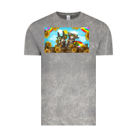 Cloud Rock 2 donkeys sunflower Vintage Tee - BarkalooDesign