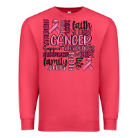 Cardinal cancer awareness Premium Sweatshirt - MaliasSmallBusiness
