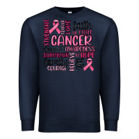 Navy cancer awareness Premium Sweatshirt - MaliasSmallBusiness