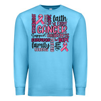 Ocean Blue cancer awareness Premium Sweatshirt - MaliasSmallBusiness