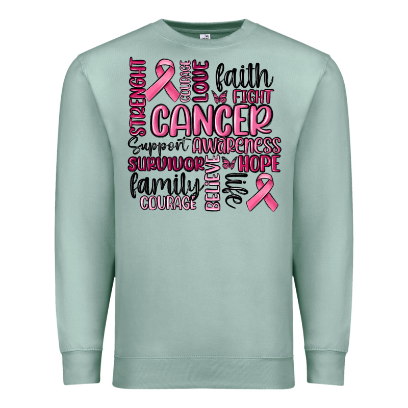Cancer Awareness Premium Sweatshirt by MaliasSmallBusiness | Teevron